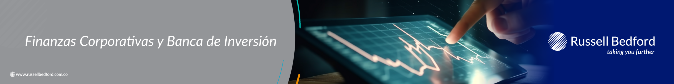 Valoración de empresas mediante análisis financiero y banca de inversión en Russell Bedford.