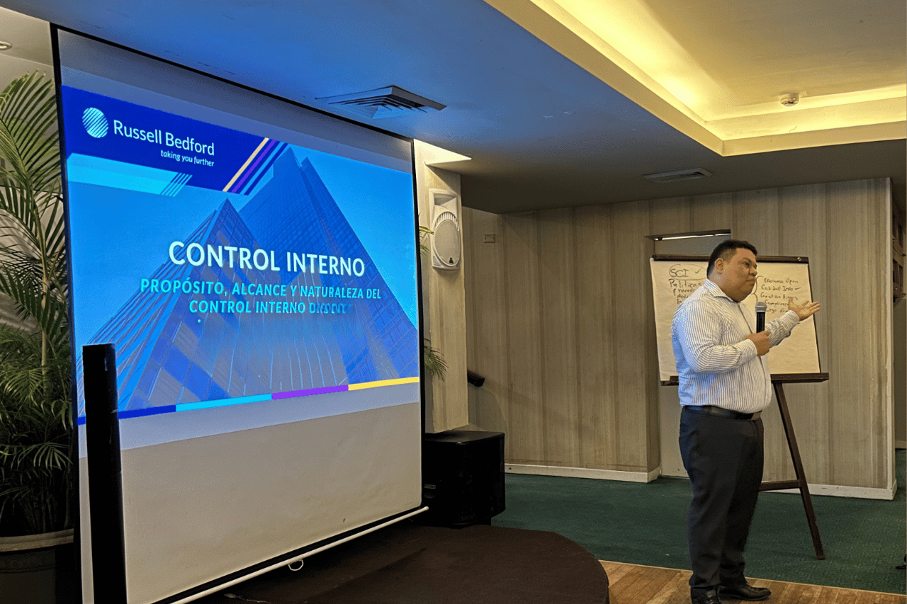 Capacitación de Russell Bedford sobre control interno y la nueva Circular de Supersociedades compliance.